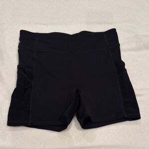 Fabletics black biker shorts